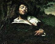 Gustave Courbet The Wounded Man oil painting on canvas
